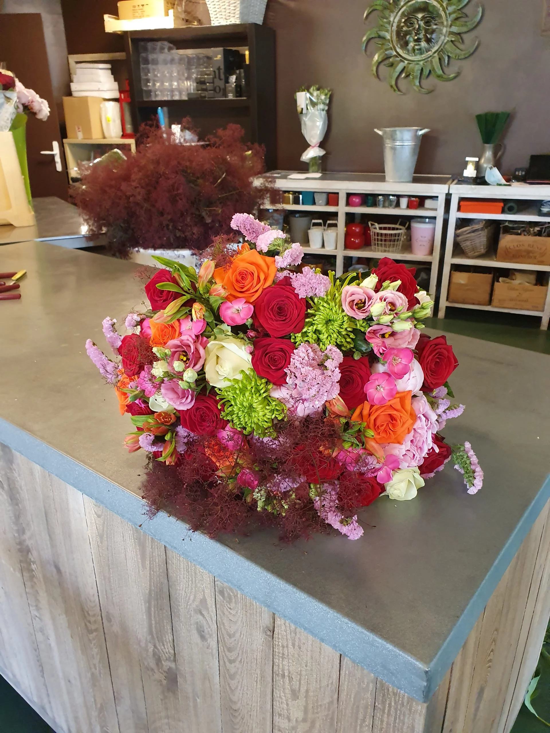 Bouquet coloré, par La fleuriste, fleuriste à Bordeaux