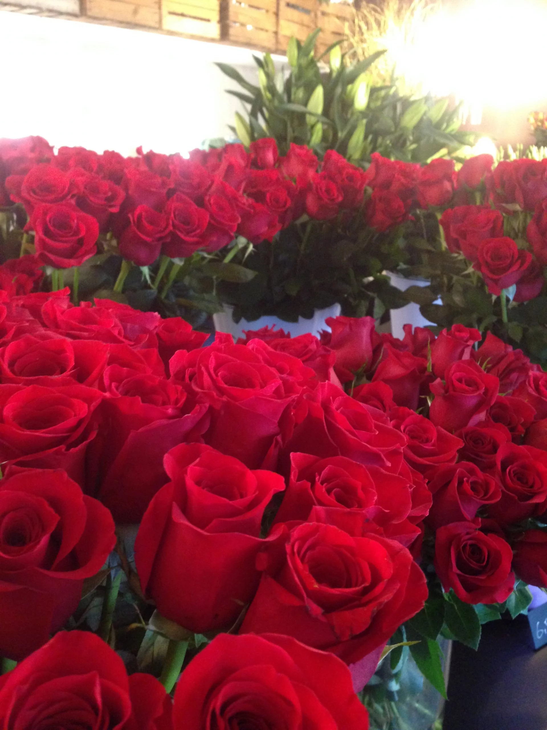 Bouquet rouge, par La fleuriste, fleuriste à Bordeaux