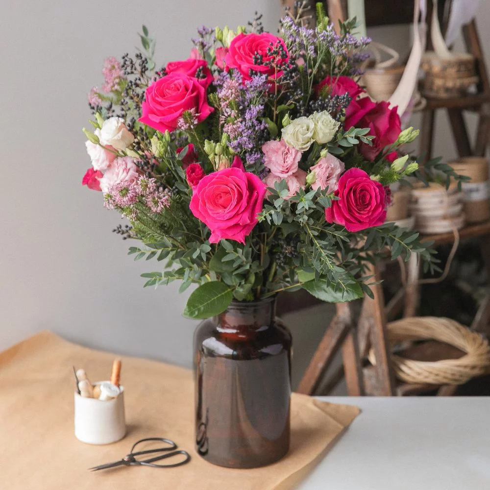Bouquet Amour, par Les Lys de Boulogne, fleuriste à Boulogne-Billancourt