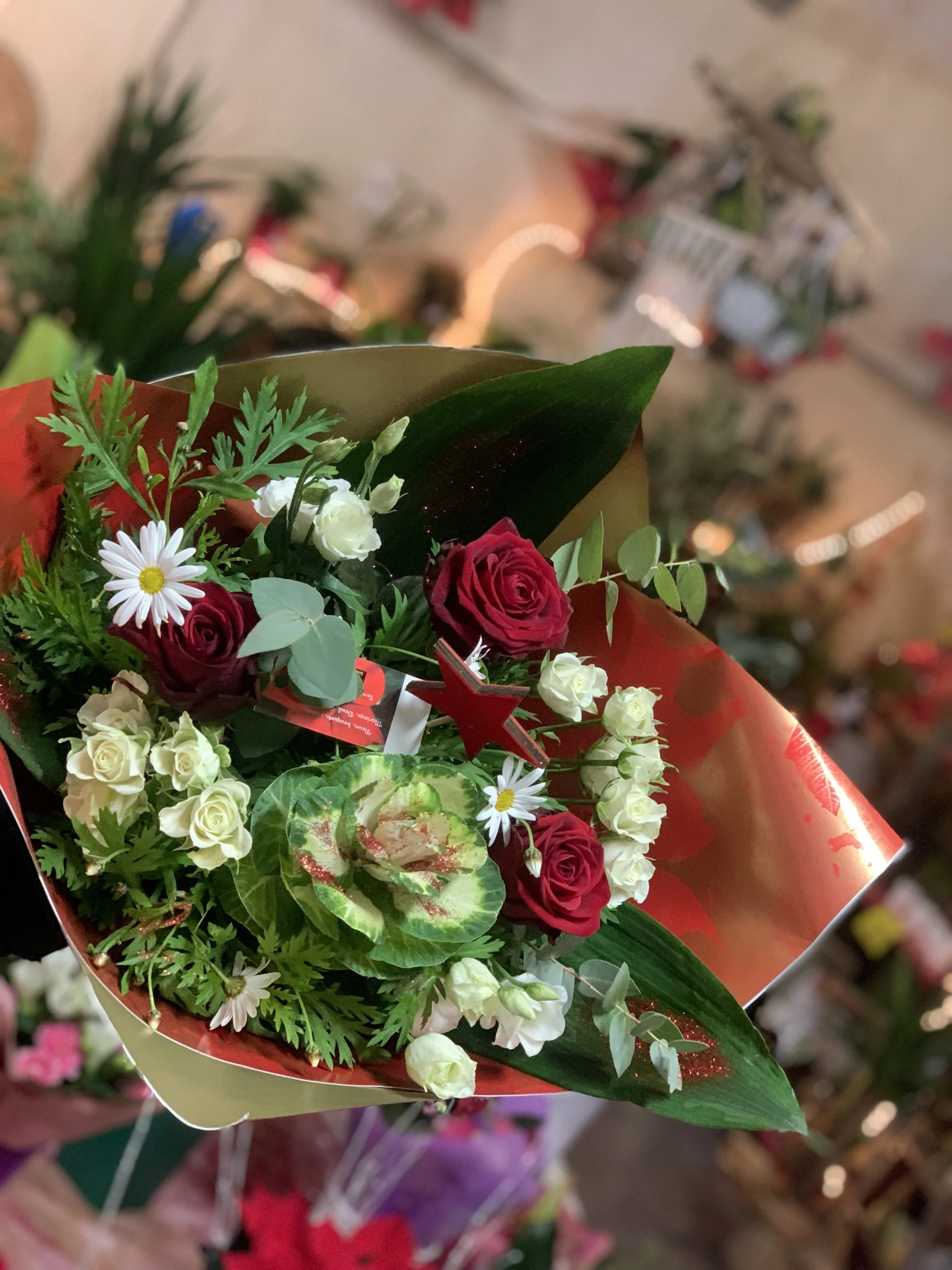 Le champ étoilé, par Au Dipladenia, fleuriste à Lille