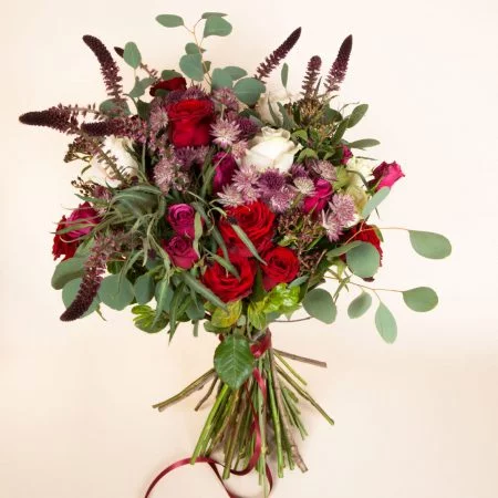 Bouquet ELYFLEUR - Rouge intense, par Elyfleur, fleuriste à Paris