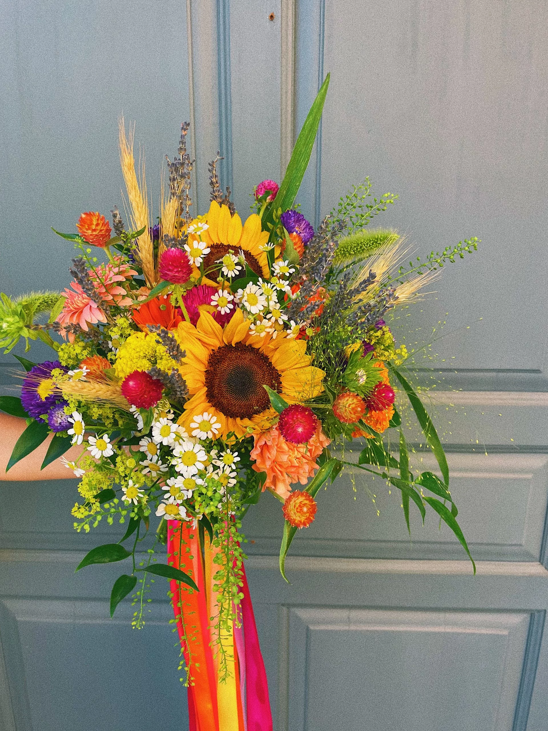 Bouquet Coloré, par Langage Des Fleurs, fleuriste à Bastia