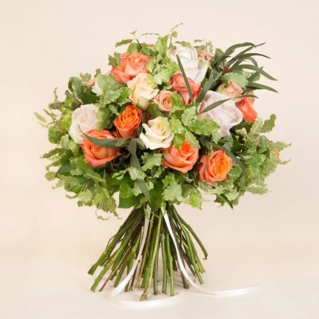 Bouquet ELYFLEUR - Orange idylle, par Elyfleur, fleuriste à Paris