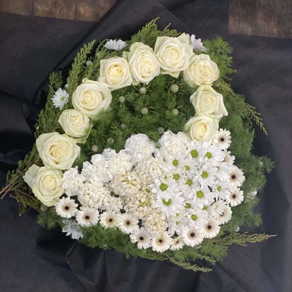 Deuil Cœur, par Gol, fleuriste à Courbevoie