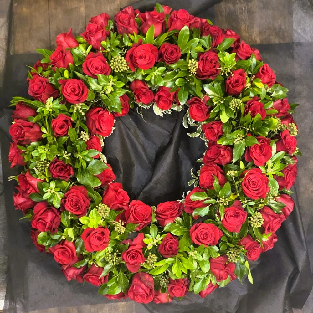 Deuil Couronne, par Gol, fleuriste à Courbevoie