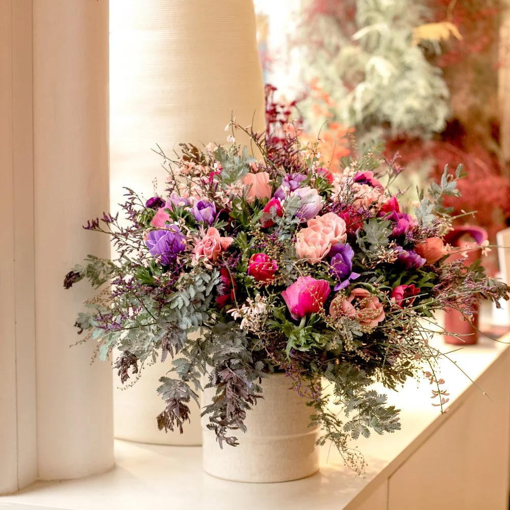Bouquet d'Anémones, par Au temps des fleurs Montauban, fleuriste à Montauban