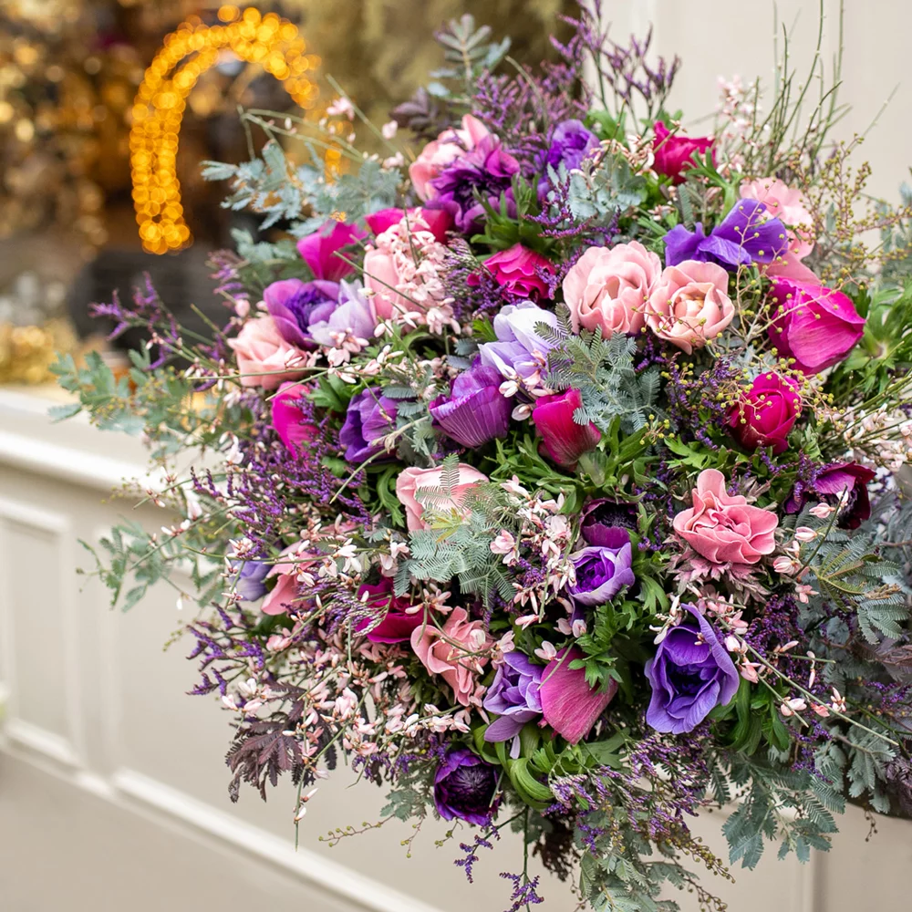 Bouquet d'Anémones, par Au temps des fleurs Montauban, fleuriste à Montauban