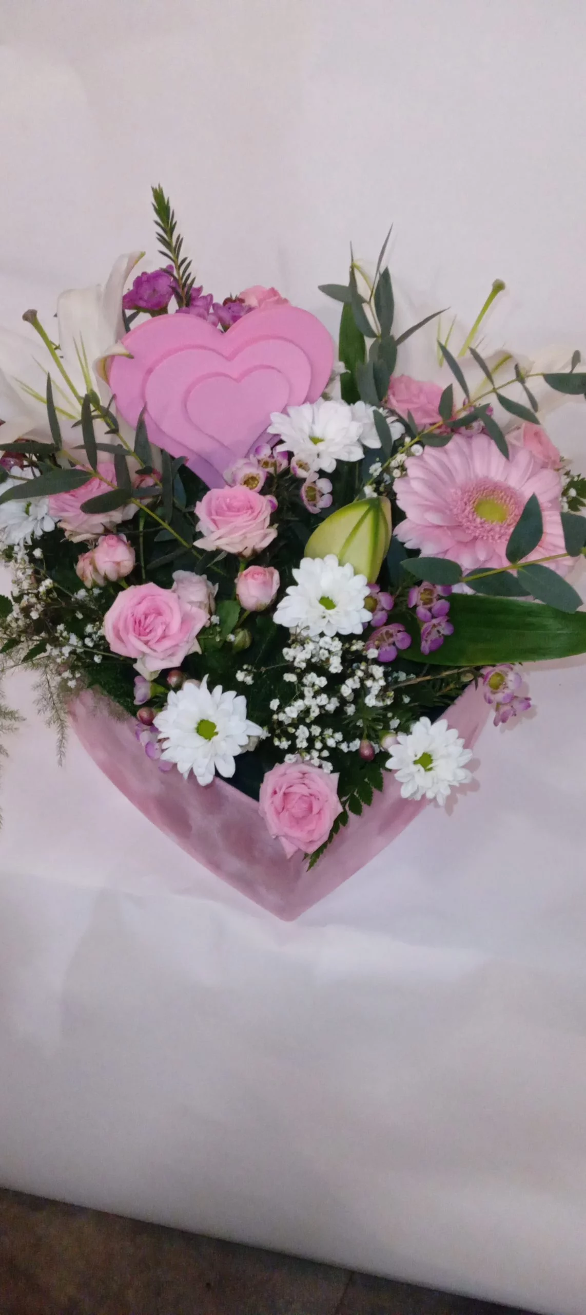 Cœur de roses, par Au Dipladenia, fleuriste à Lille