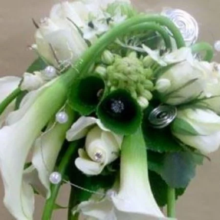 Bouquet de Mariée, par Fleurs Baccara, fleuriste à Dour