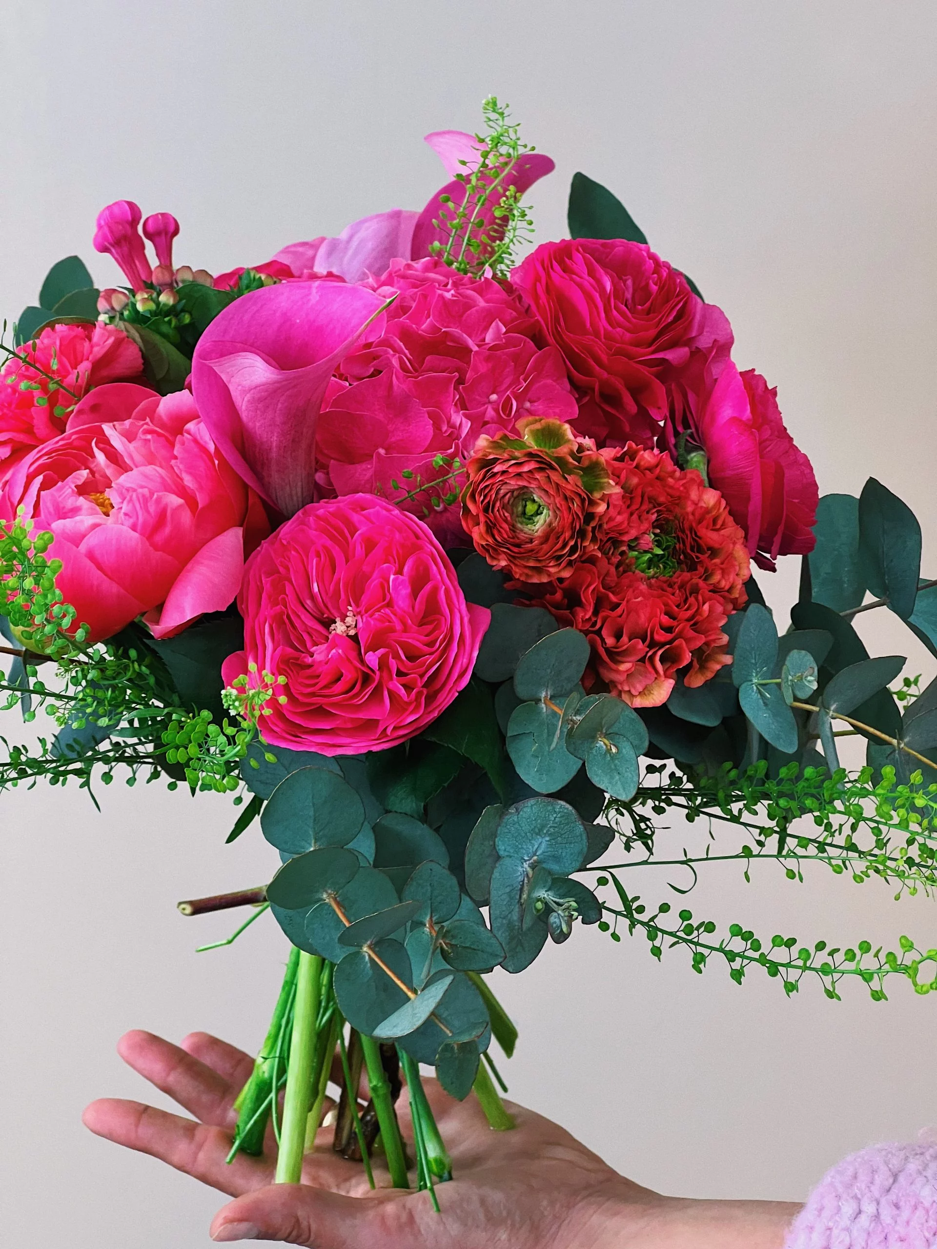 Bouquet Rose Fuchsia, par Langage Des Fleurs, fleuriste à Bastia