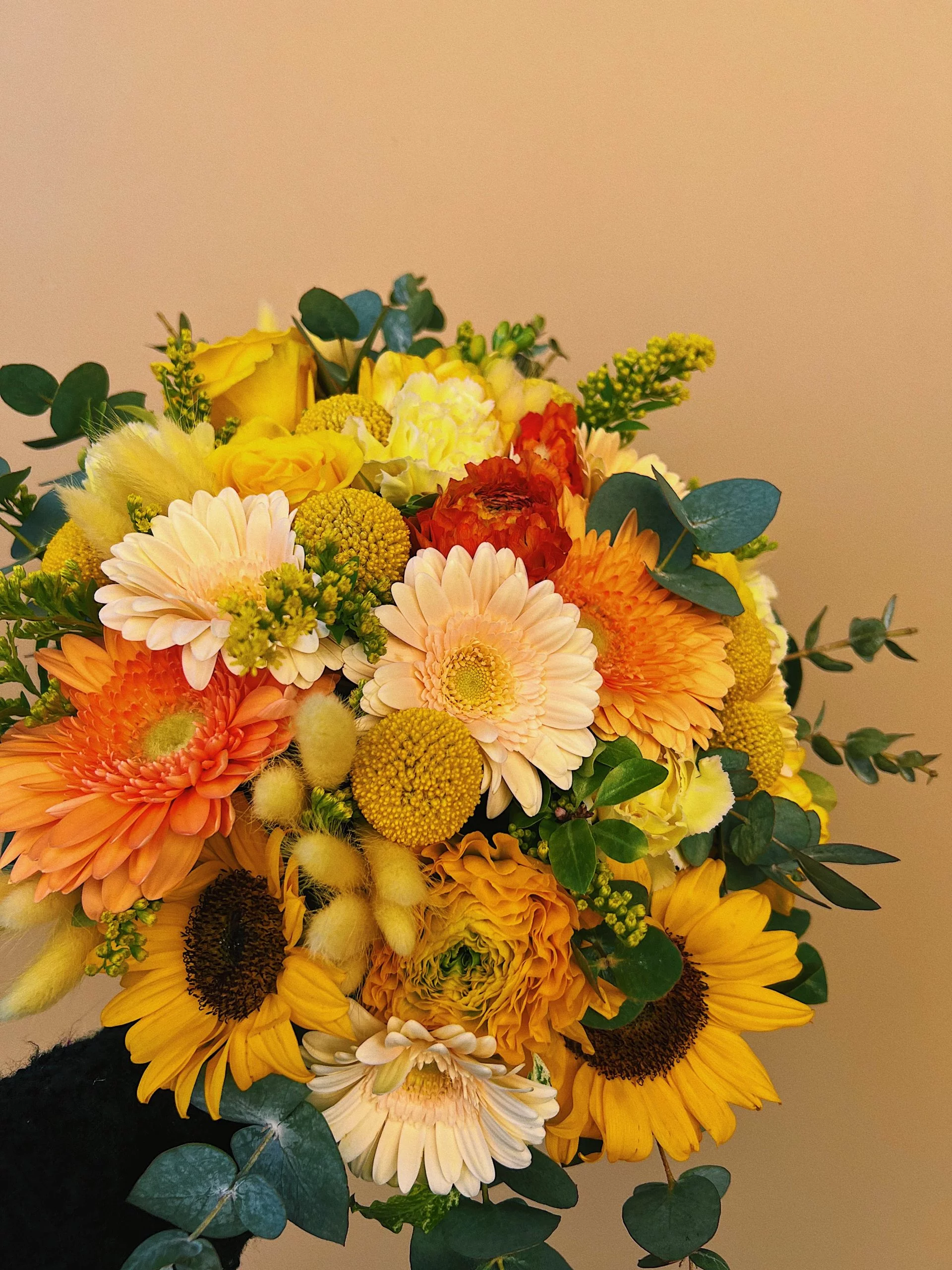 Bouquet Jaune, par Langage Des Fleurs, fleuriste à Bastia
