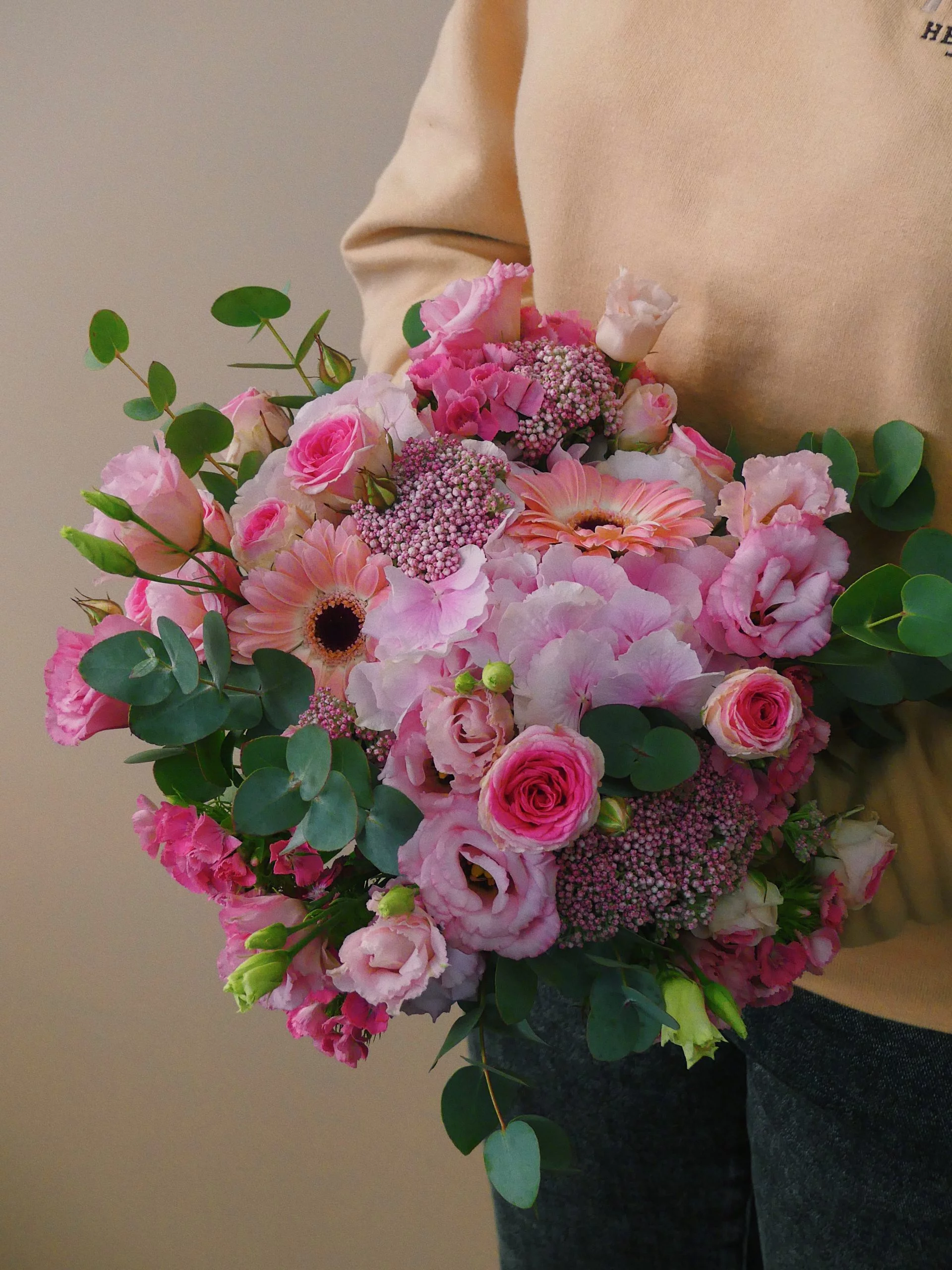 Bouquet Rose Pale, par Langage Des Fleurs, fleuriste à Bastia