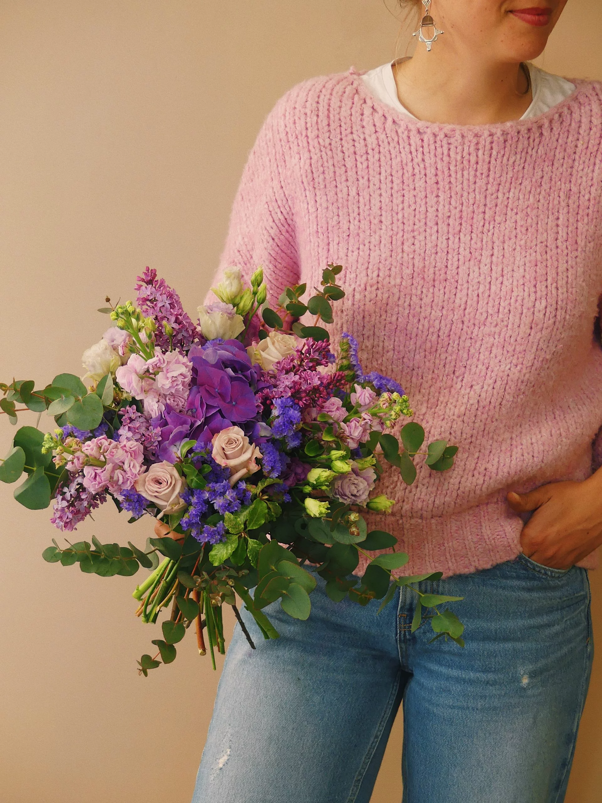 Bouquet Violet, par Langage Des Fleurs, fleuriste à Bastia