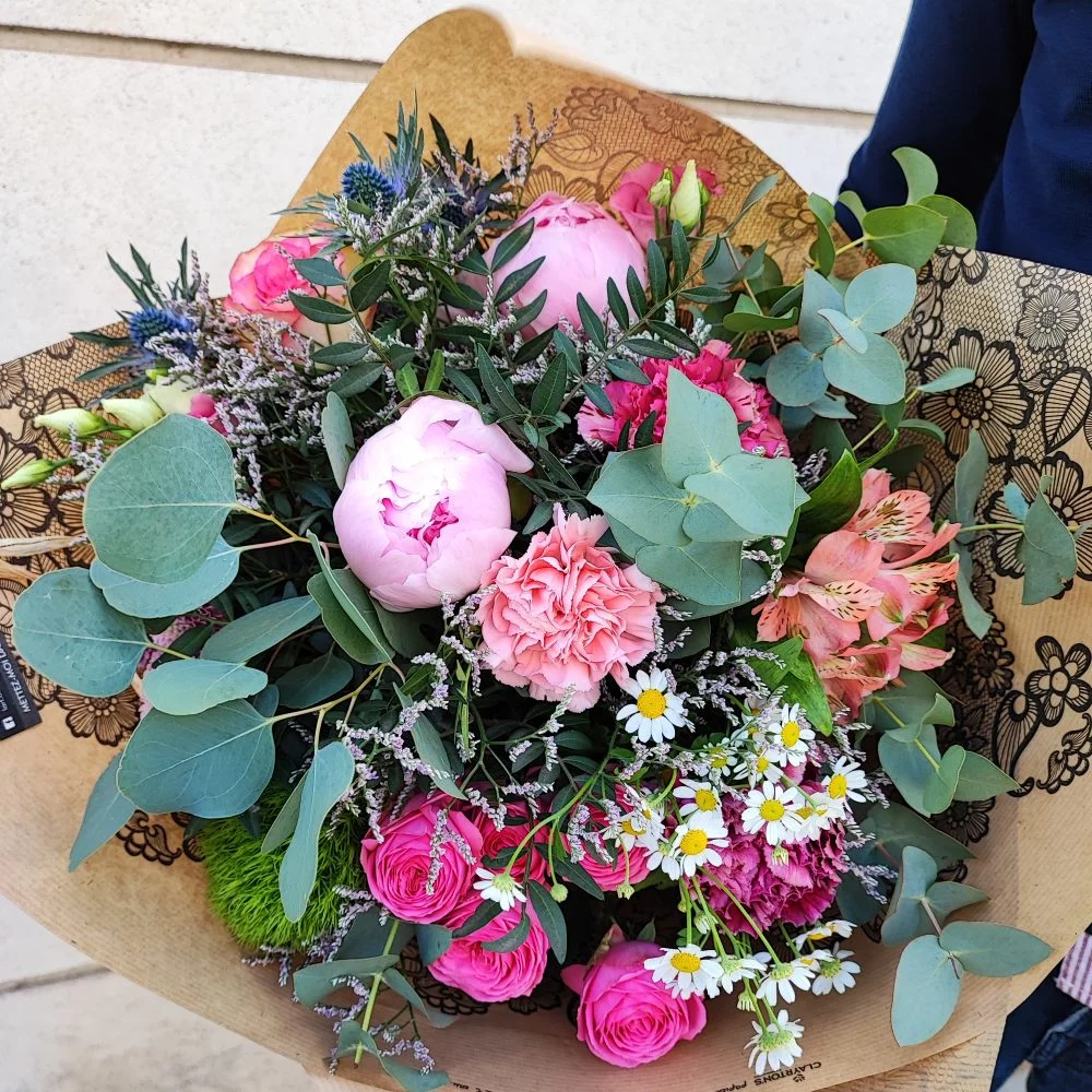 Bouquet Fête des Mères, par L'ART Ô ZOIR, fleuriste à Tours