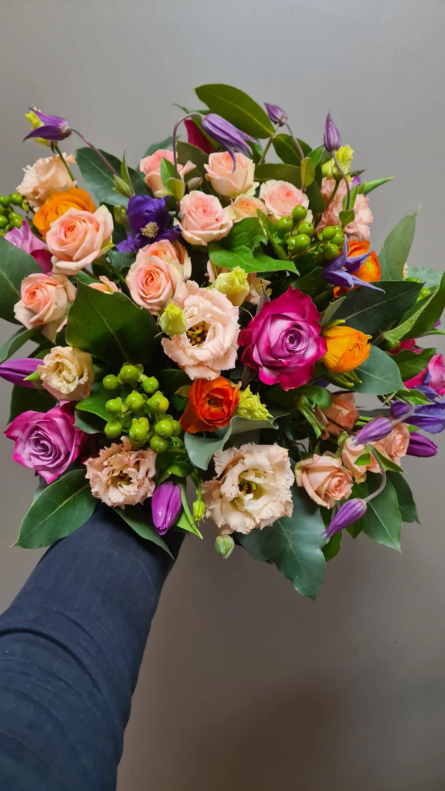 Bouquet multicolore, par Passionnement, fleuriste à Carmaux