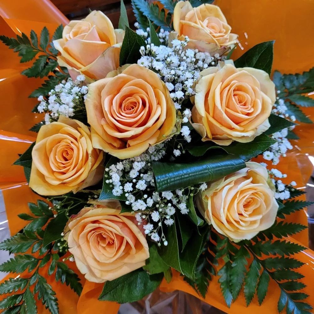 Bouquet rond, par Vert Tige Luçon, fleuriste à Luçon