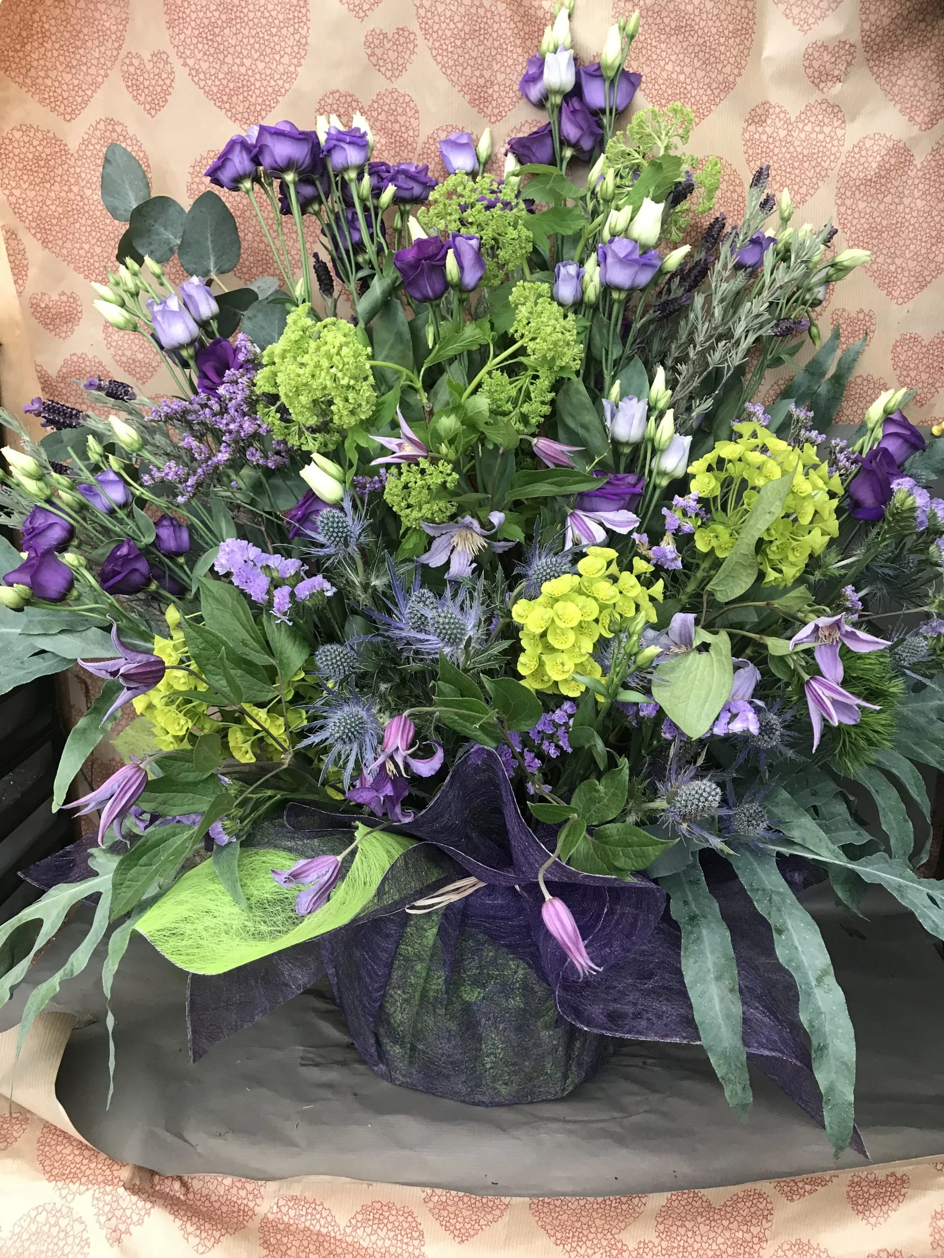 la campagne en bleu, par A fleurs de peau, fleuriste à Les Mureaux