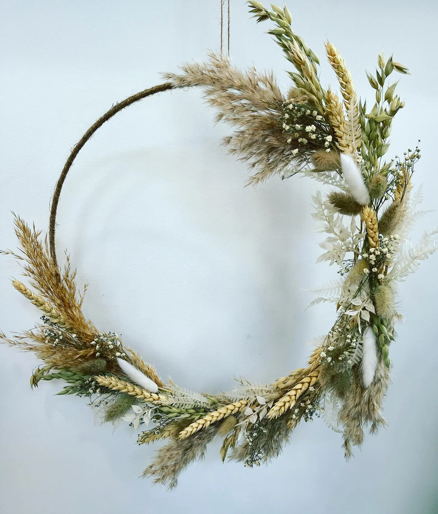 Couronne de fleurs séchées, par Pastel Fleuriste, fleuriste à Nevers