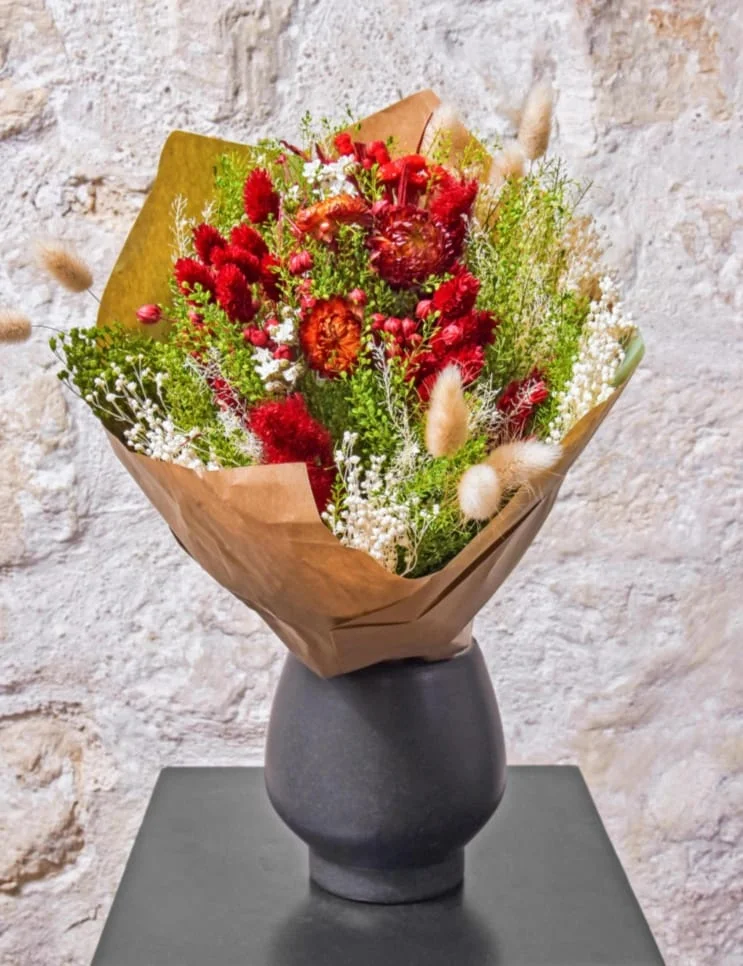Bouquet de Fleurs Séchées, par Les Fleurs de Lutece, fleuriste à Paris