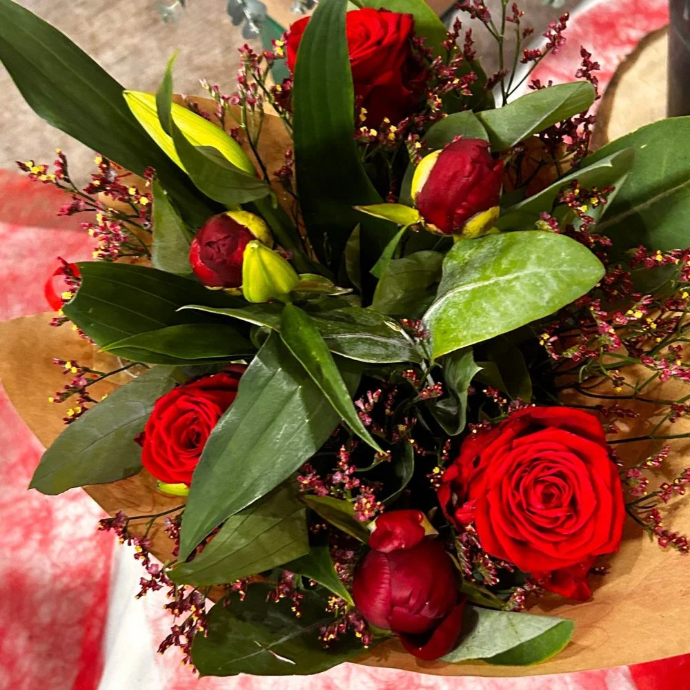 douce romance, par Au Dipladenia, fleuriste à Lille