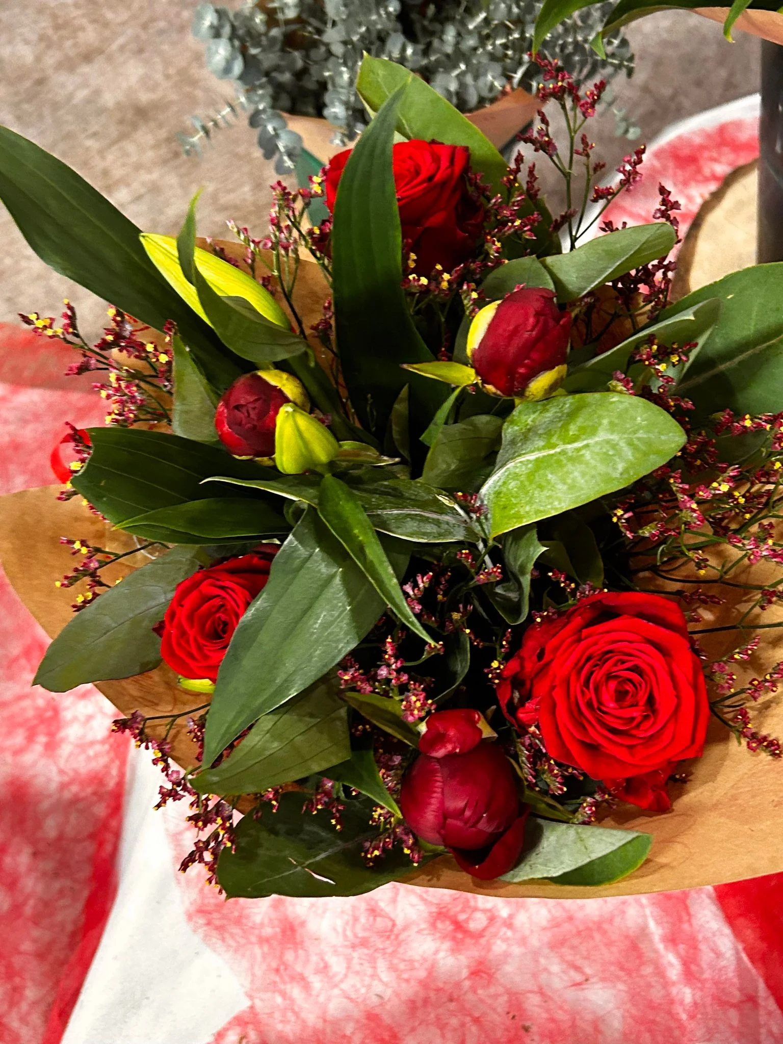 douce romance, par Au Dipladenia, fleuriste à Lille