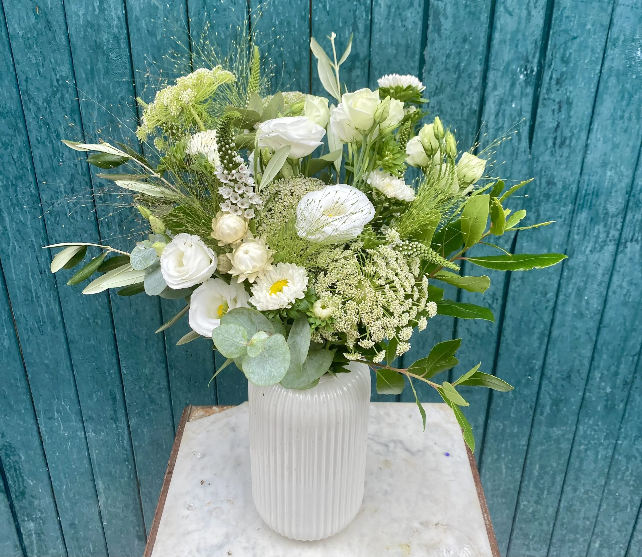 Bouquet blanc, par Le Dahlia by Estelle, fleuriste à Bordeaux