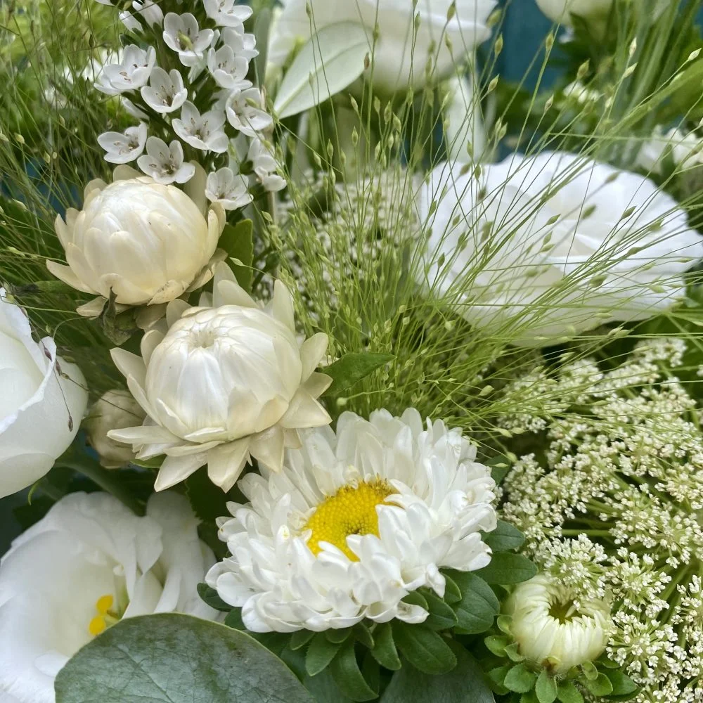 Bouquet blanc, par Le Dahlia by Estelle, fleuriste à Bordeaux