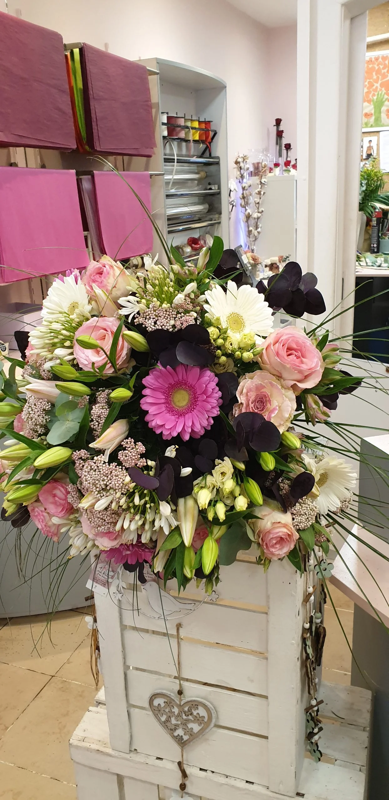 Bouquet Remerciements, par Aux Fleurs De Nice, fleuriste à Colmar