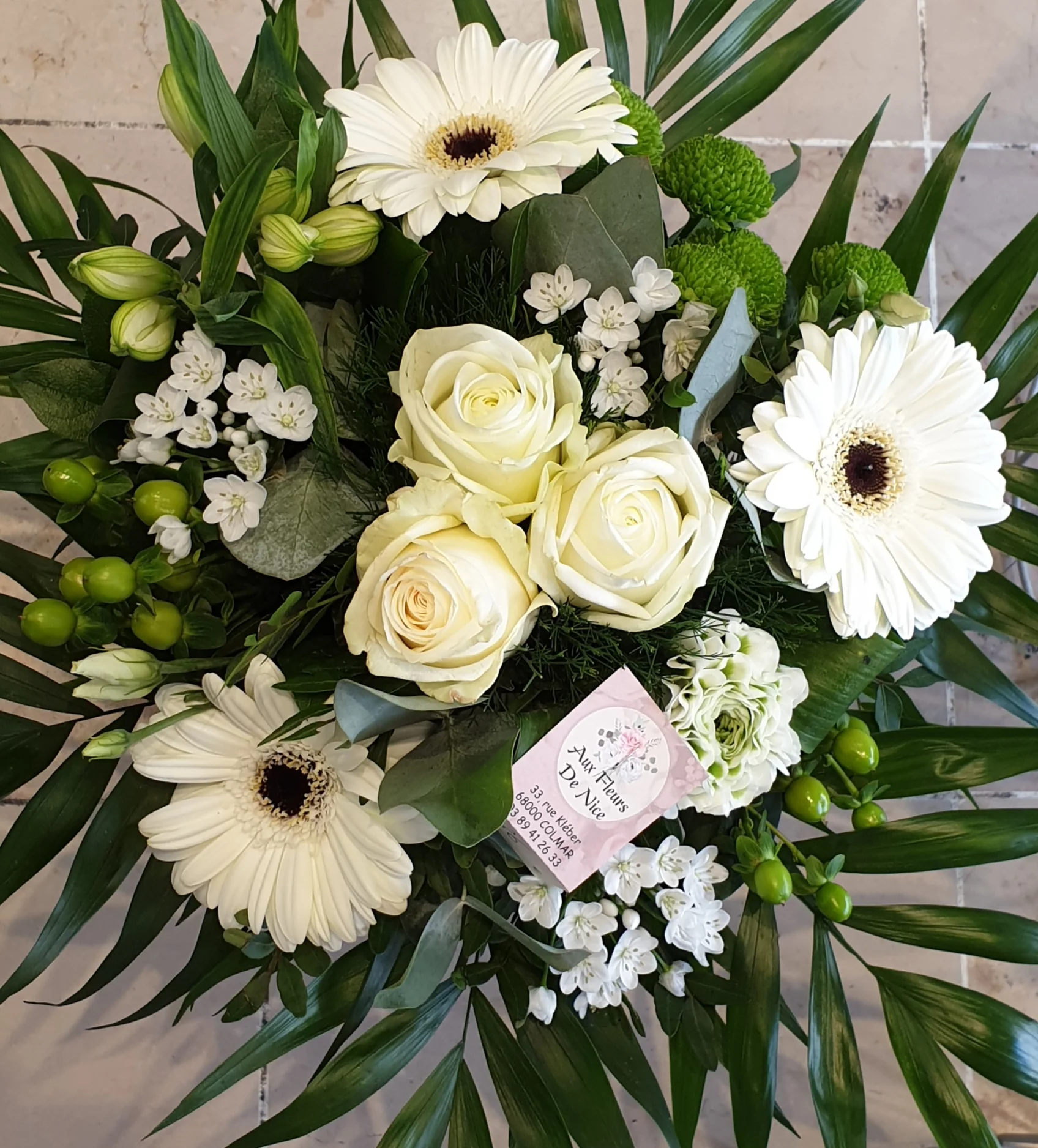 Bouquet Naissance, par Aux Fleurs De Nice, fleuriste à Colmar