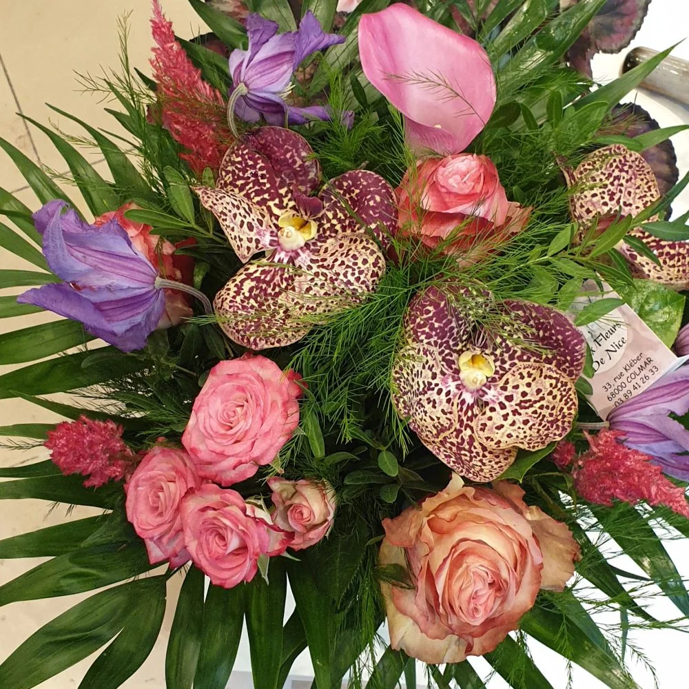 Bouquet Anniversaire, par Aux Fleurs De Nice, fleuriste à Colmar