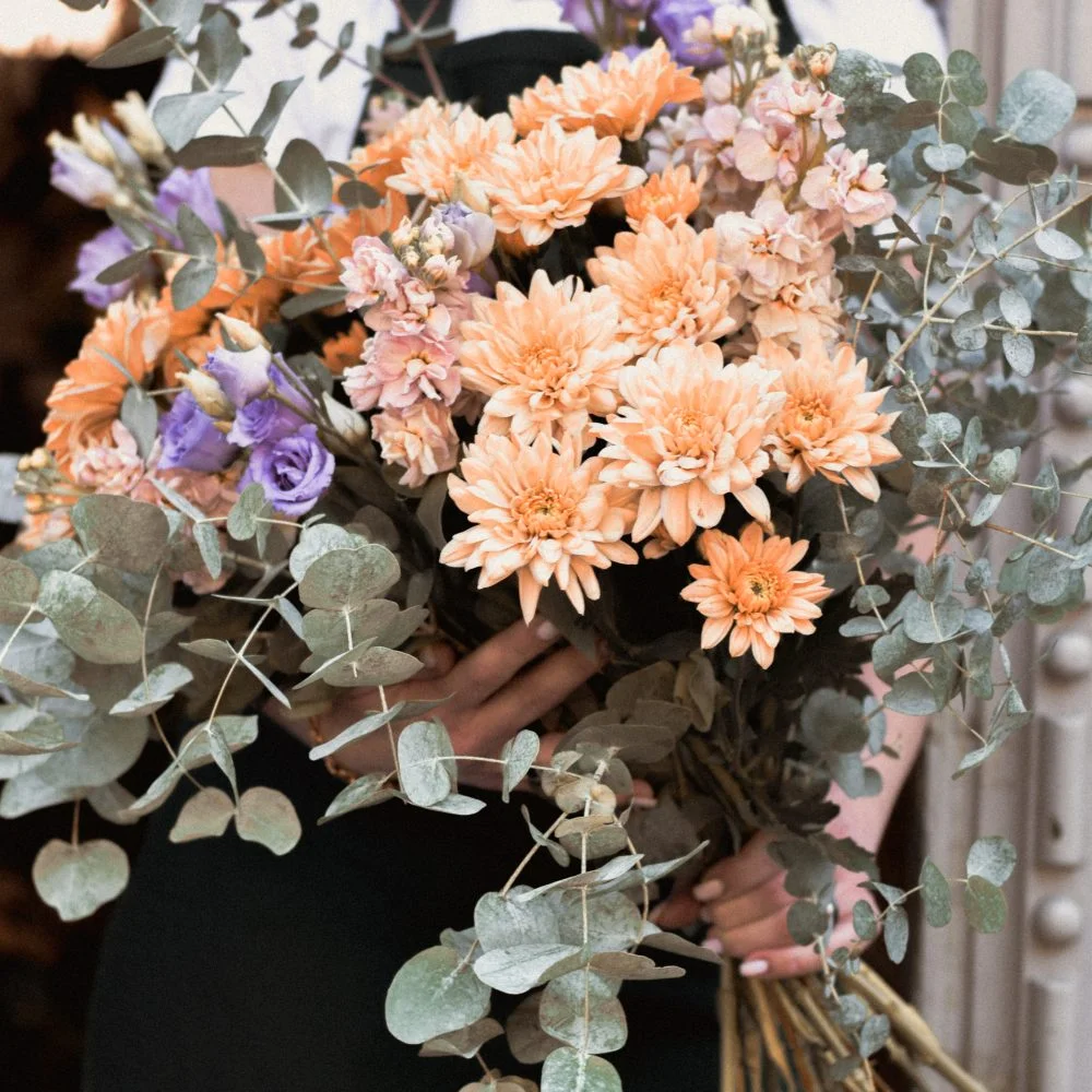 Bouquet long, par Aux Fleurs De Nice, fleuriste à Colmar