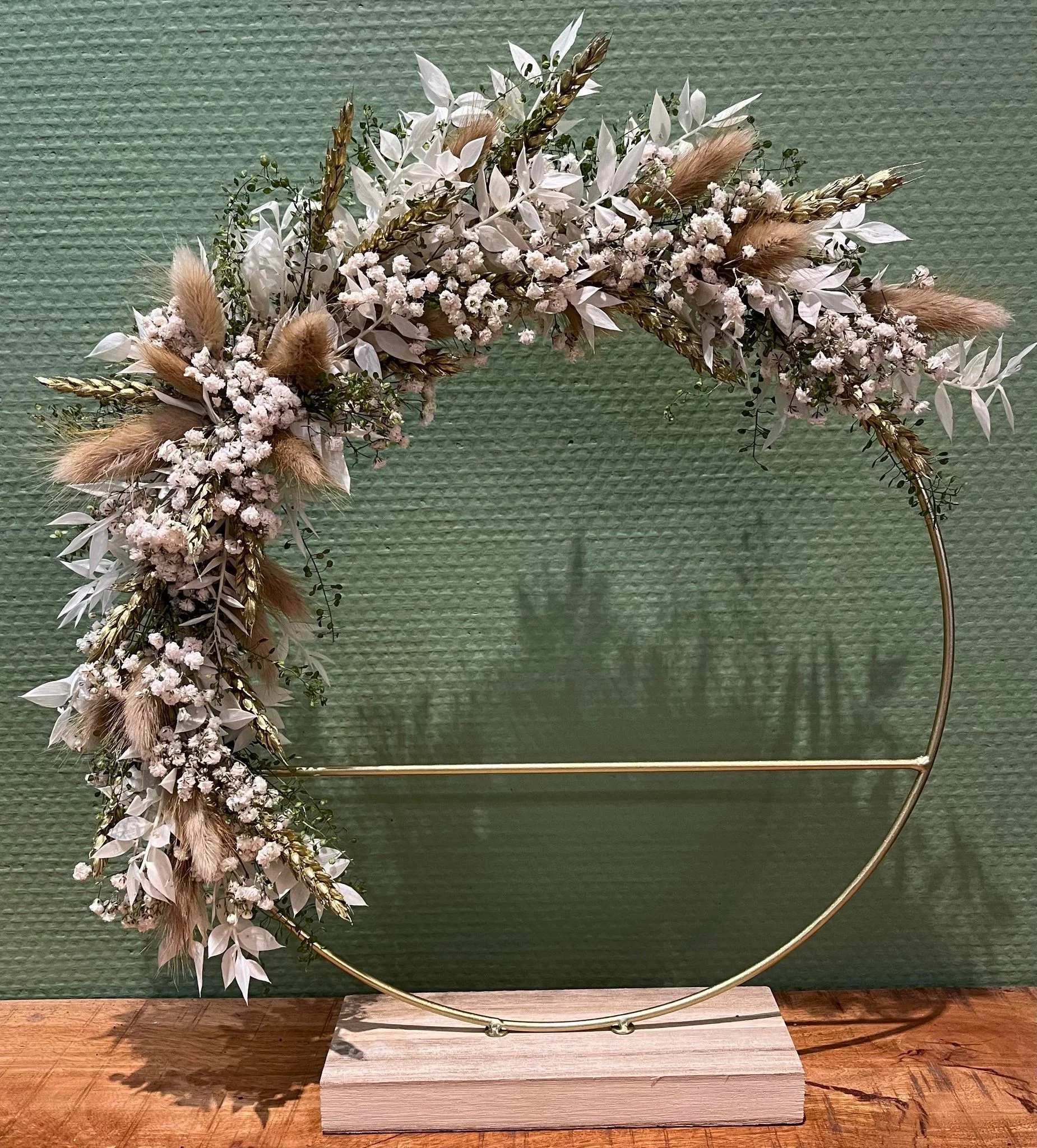 cercle fleuri à poser, par Bloemen By Célia, fleuriste à Hazebrouck