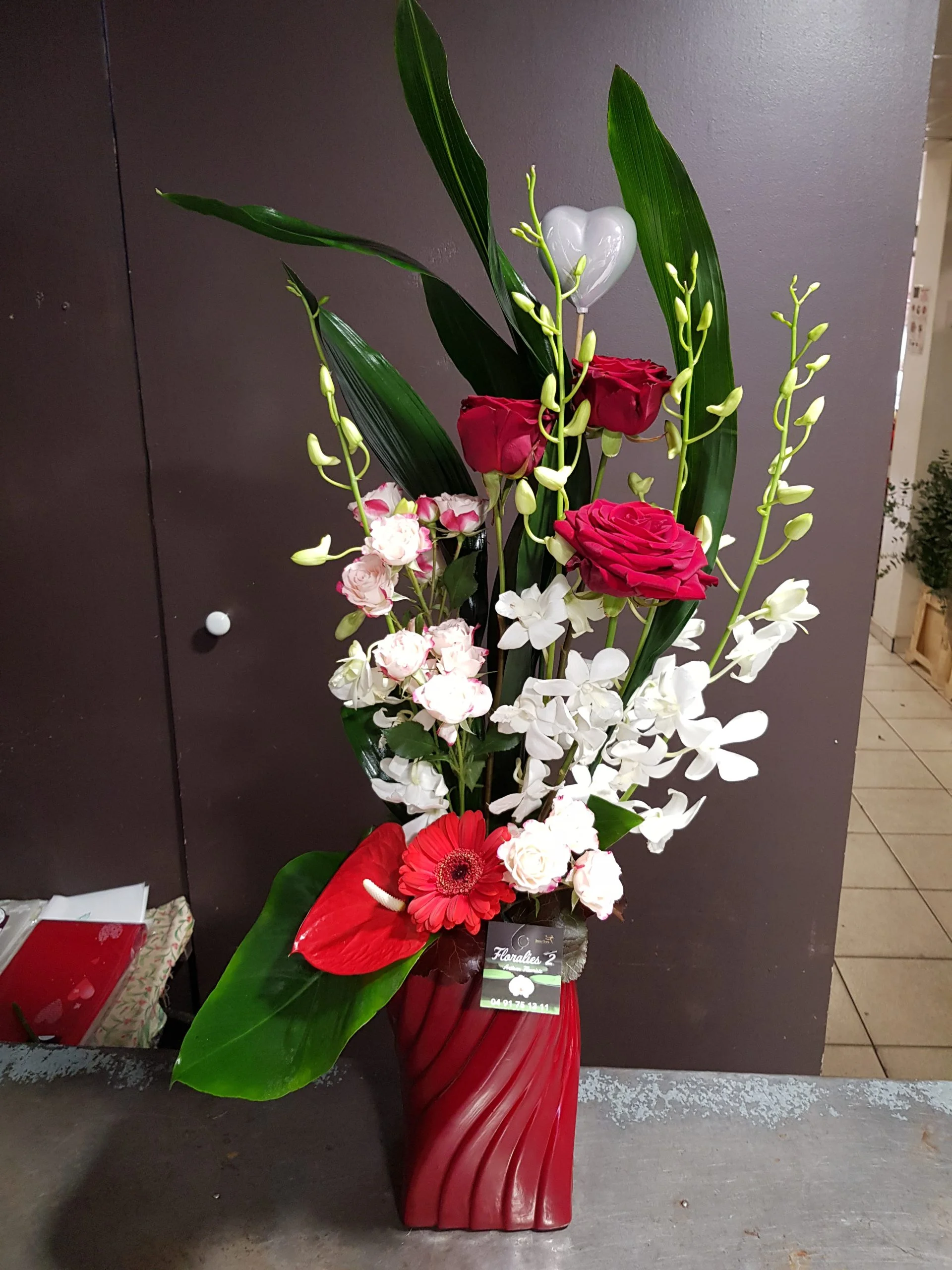 Livraison de fleurs Marseille et proximité, par Floralies 2, artisan fleuriste