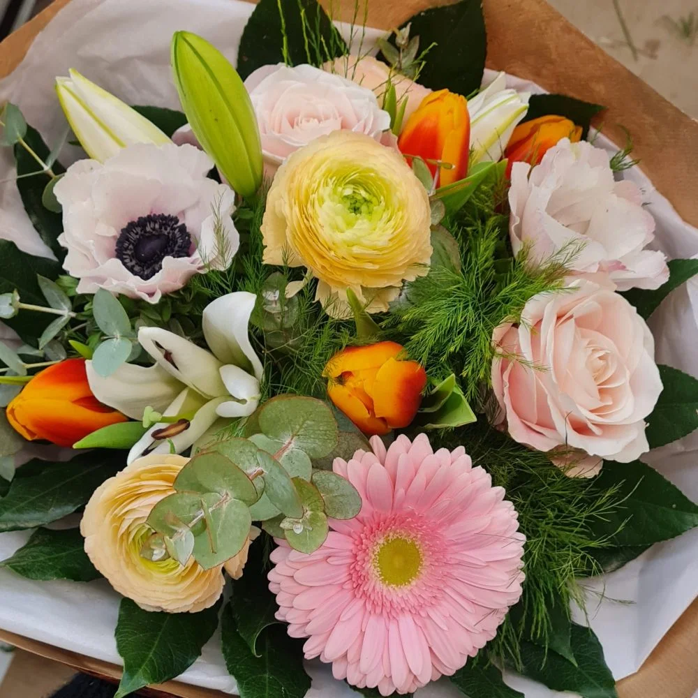 Bouquet Hiver, par Perles De Rosée, fleuriste à Champigny-sur-Marne