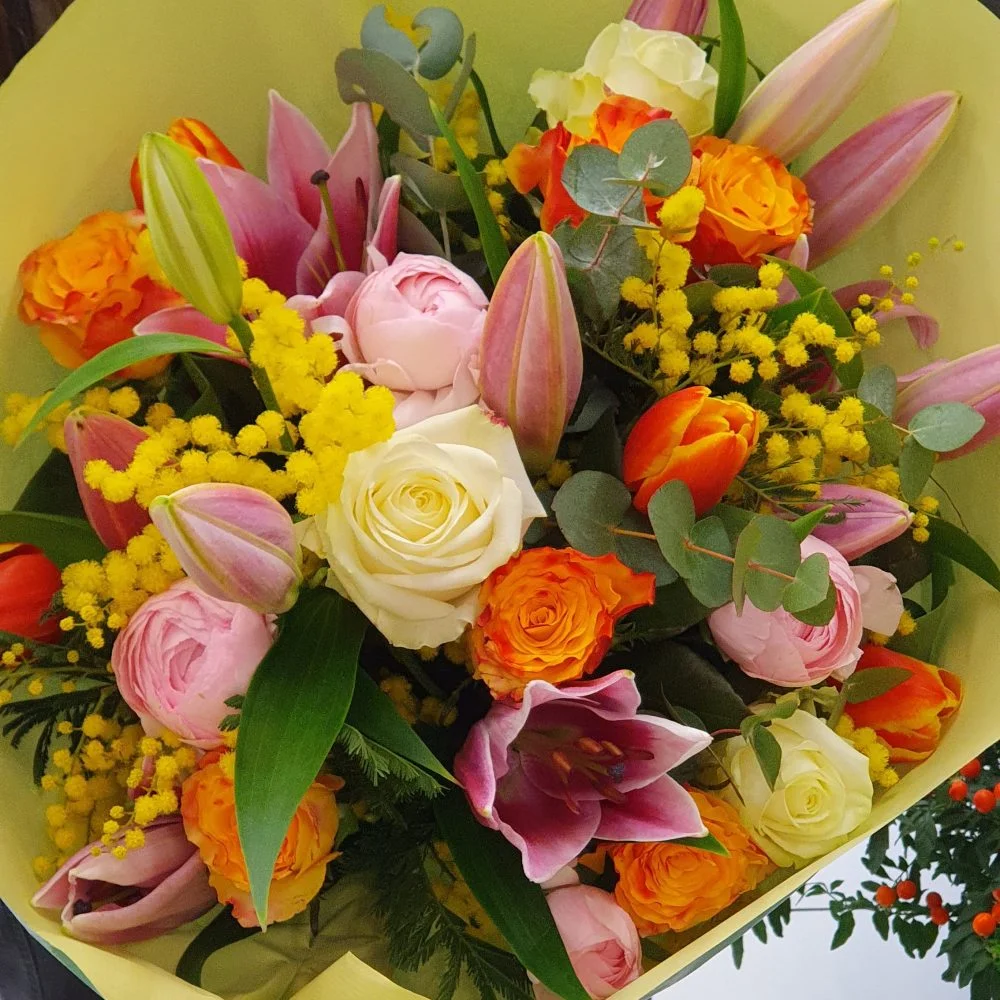 Bouquet Hiver, par Perles De Rosée, fleuriste à Champigny-sur-Marne