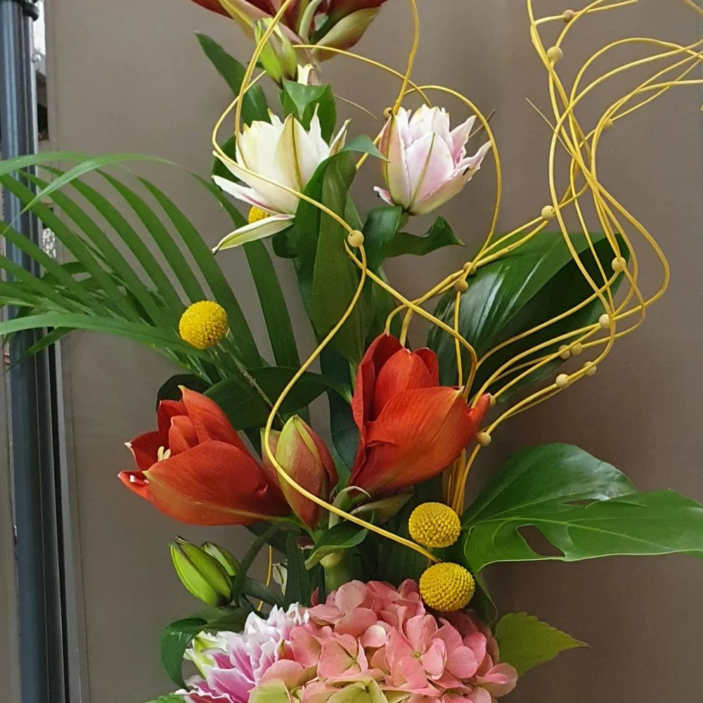 Bouquet stylisé, par Perles De Rosée, fleuriste à Champigny-sur-Marne