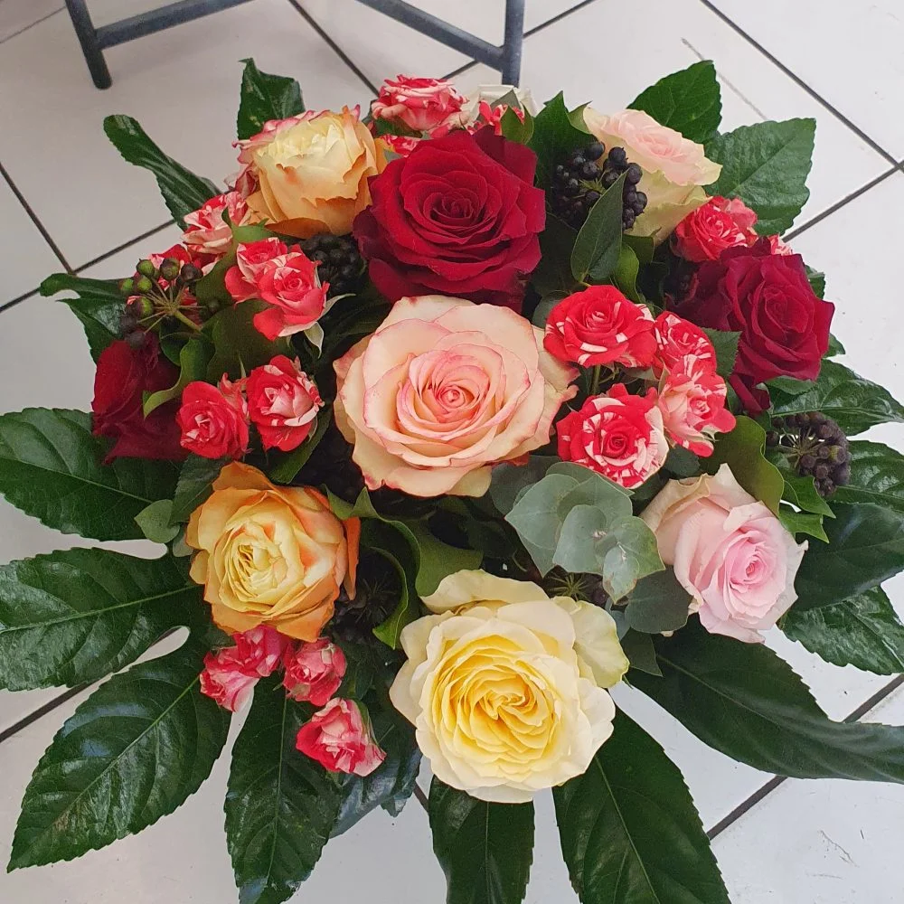 bouquet saint valentin, par Perles De Rosée, fleuriste à Champigny-sur-Marne