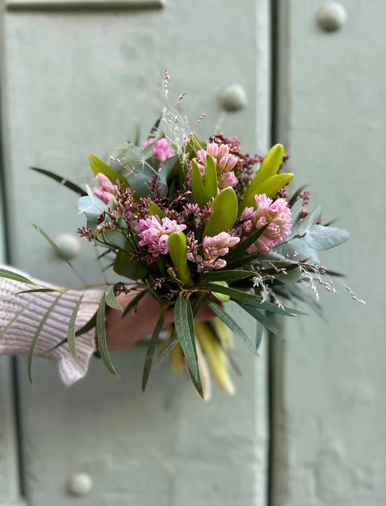 Bouquet de jacinthes, par Atelier Armelle Alleton, fleuriste à Le Mans