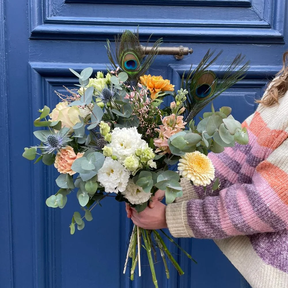 Bouquet de janvier, par Atelier Armelle Alleton, fleuriste à Le Mans