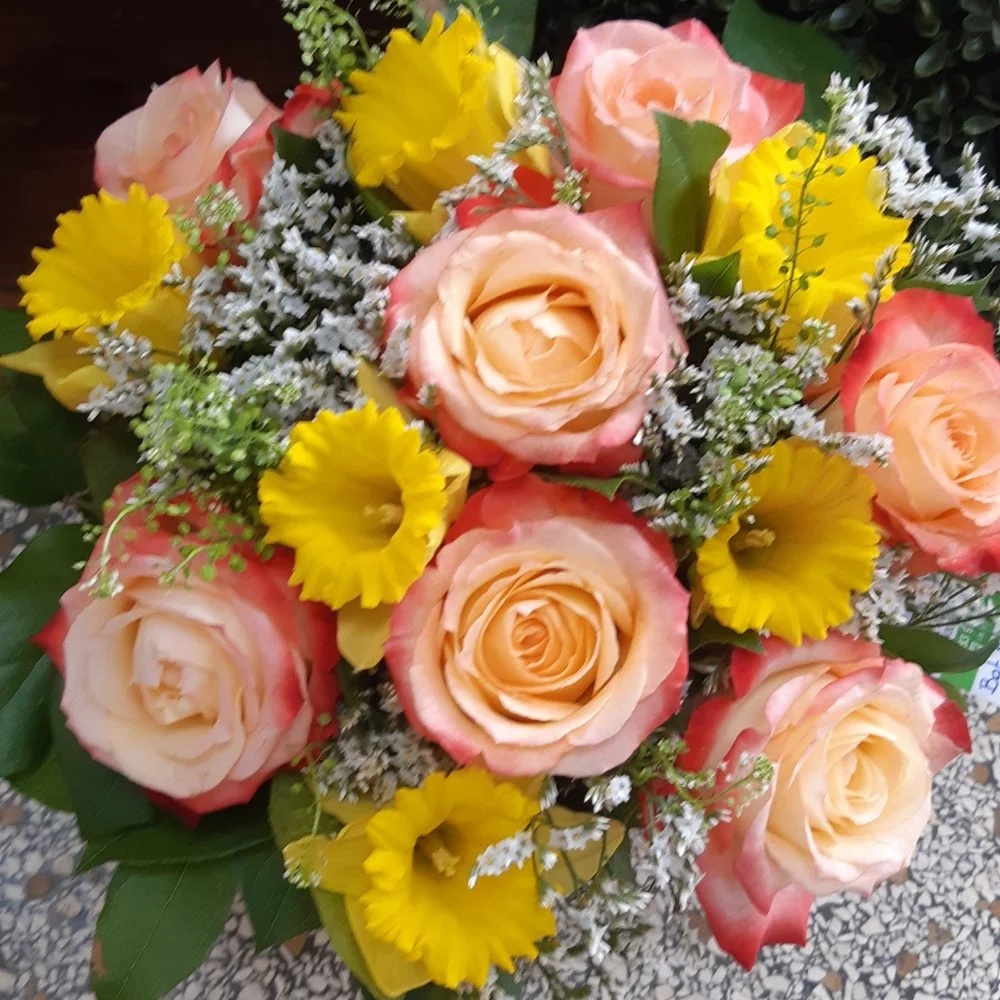 Bouquet de printemps, par La Ros'oir, fleuriste à Nancy