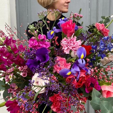 Bouquet Champêtre surprise, par Rose Et Chardon, fleuriste à Meudon