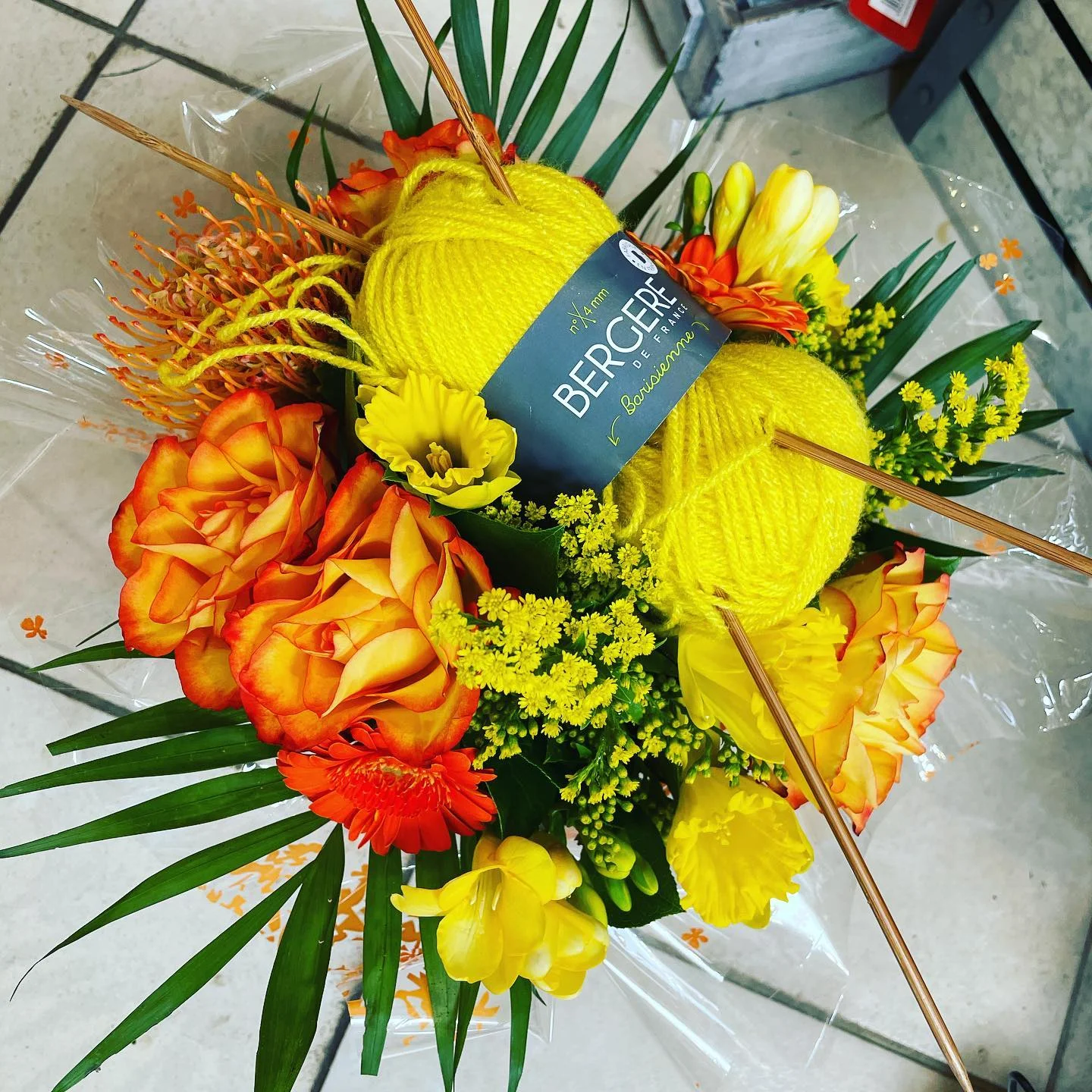 Bouquet fête des grands mères, par Florilys, fleuriste à La Chaussée-Saint-Victor