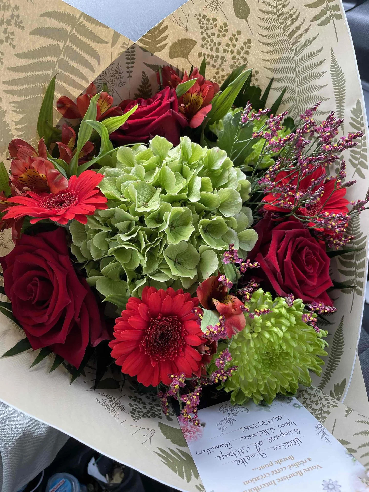 Bouquet je t&rsquo;aime, par Florilys, fleuriste à La Chaussée-Saint-Victor