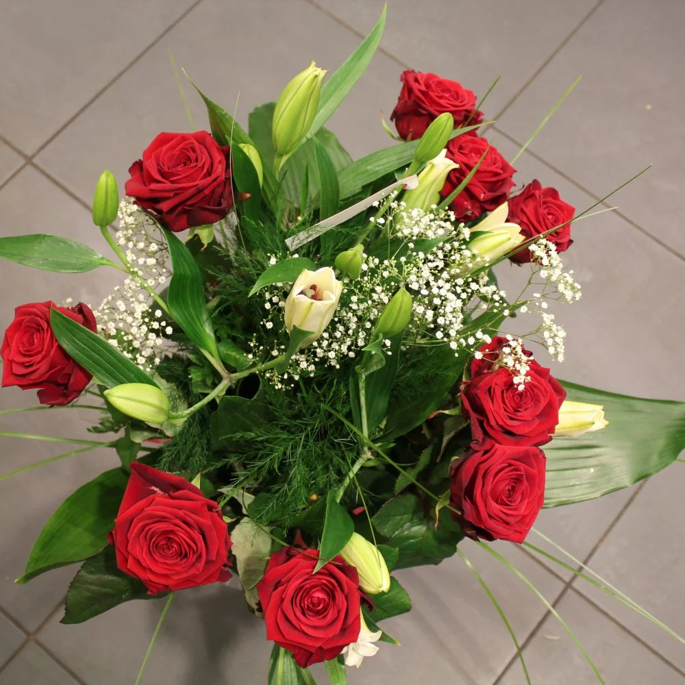 Bouquet Saint-Valentin, par ST-GO FLEURS, fleuriste à Saint-Gaudens