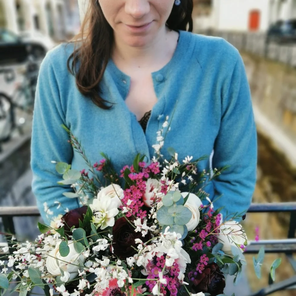 Bouquet Saint-Valentin, par Iberis Annecy, fleuriste à Annecy