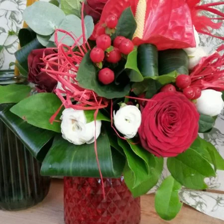 bouquet de l'amour, par Au Pouvoir Des Fleurs, fleuriste à Saint-Martin-des-Champs