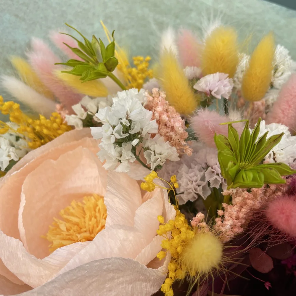 Bouquet de fleurs séchées Betty, par Atelier fleuri, fleuriste à Besançon