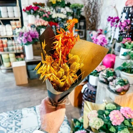 Bouquet de fleurs séchées, par Rêve d'orchidée, fleuriste à Quimper
