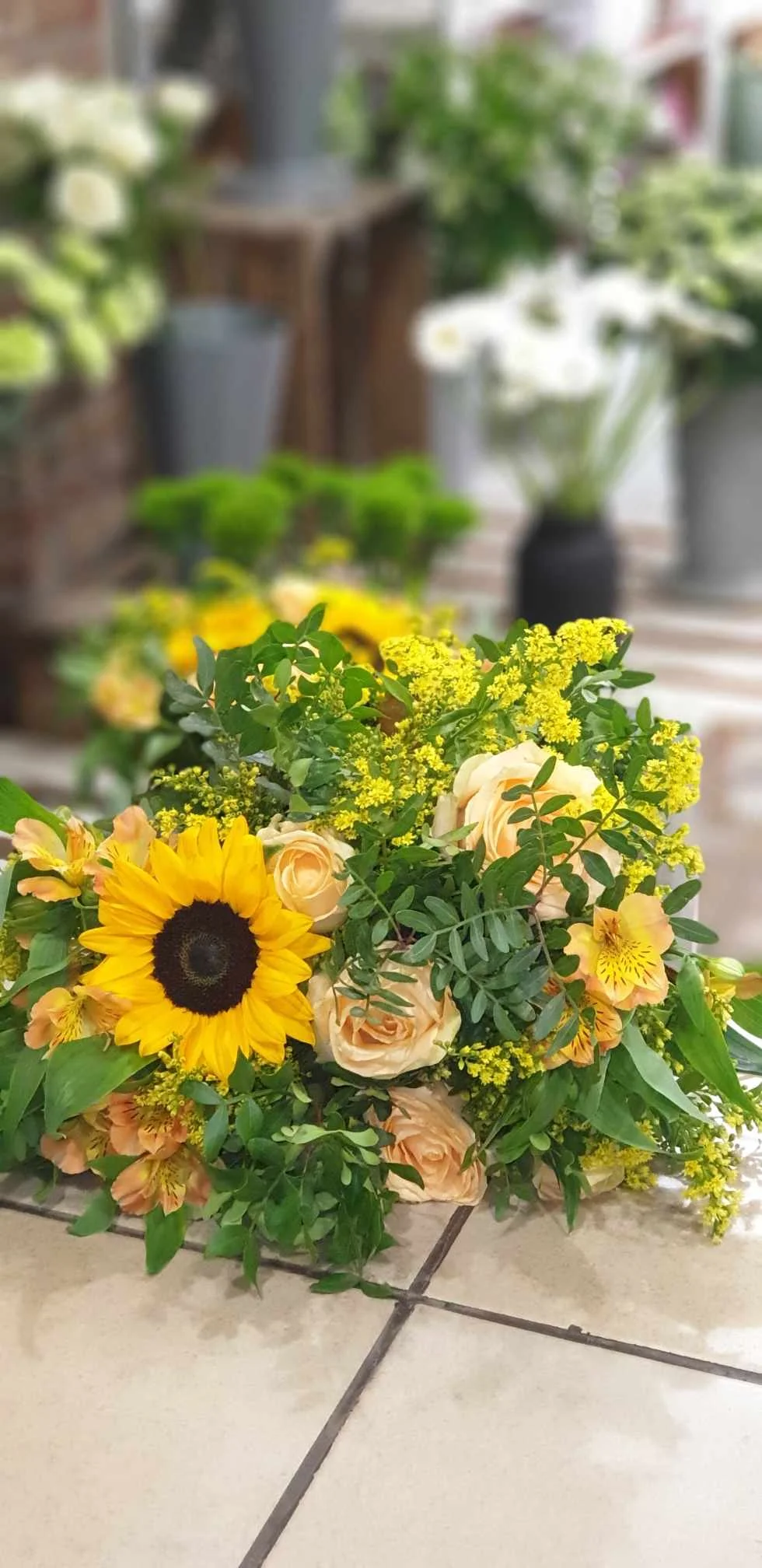Bouquet de Pâques, par Fleurs Baccara, fleuriste à Dour
