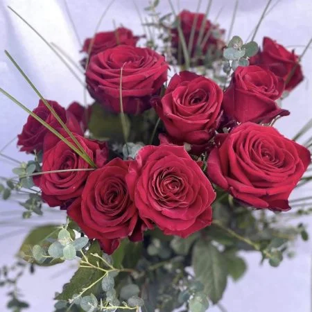 Bouquet de 6 roses rouges, par Au temps des fleurs Montauban, fleuriste à Montauban